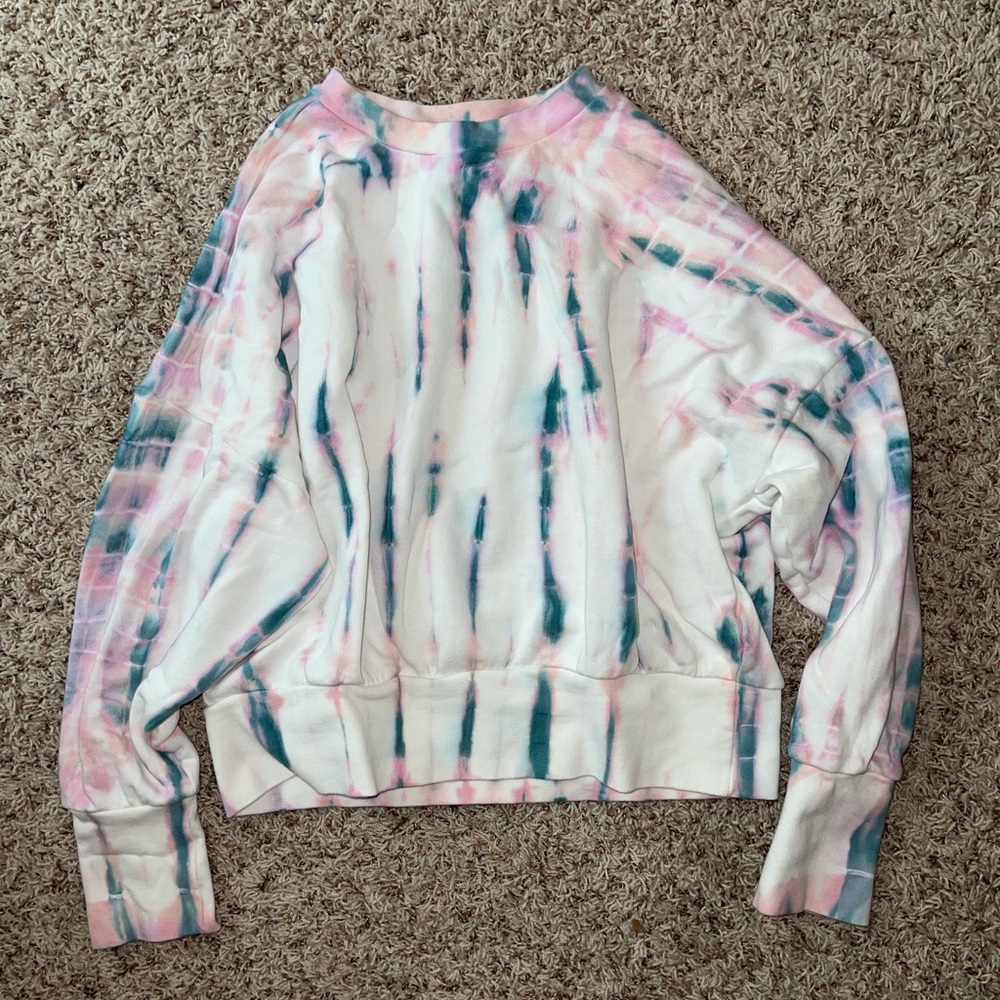 Old Navy Cropped Tie Dye Crewneck